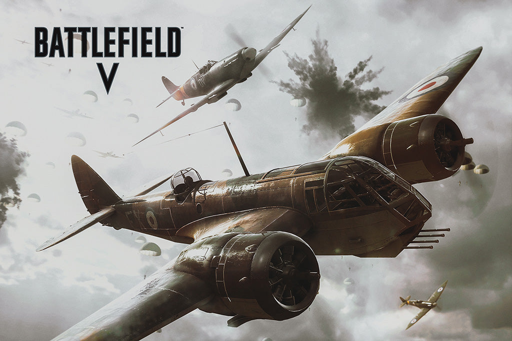 Battlefield 5 Video Game Poster