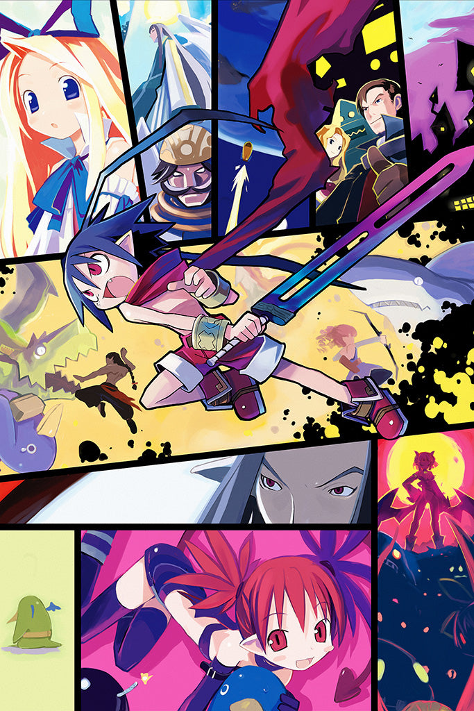 Disgaea 1 Complete Video Game Poster