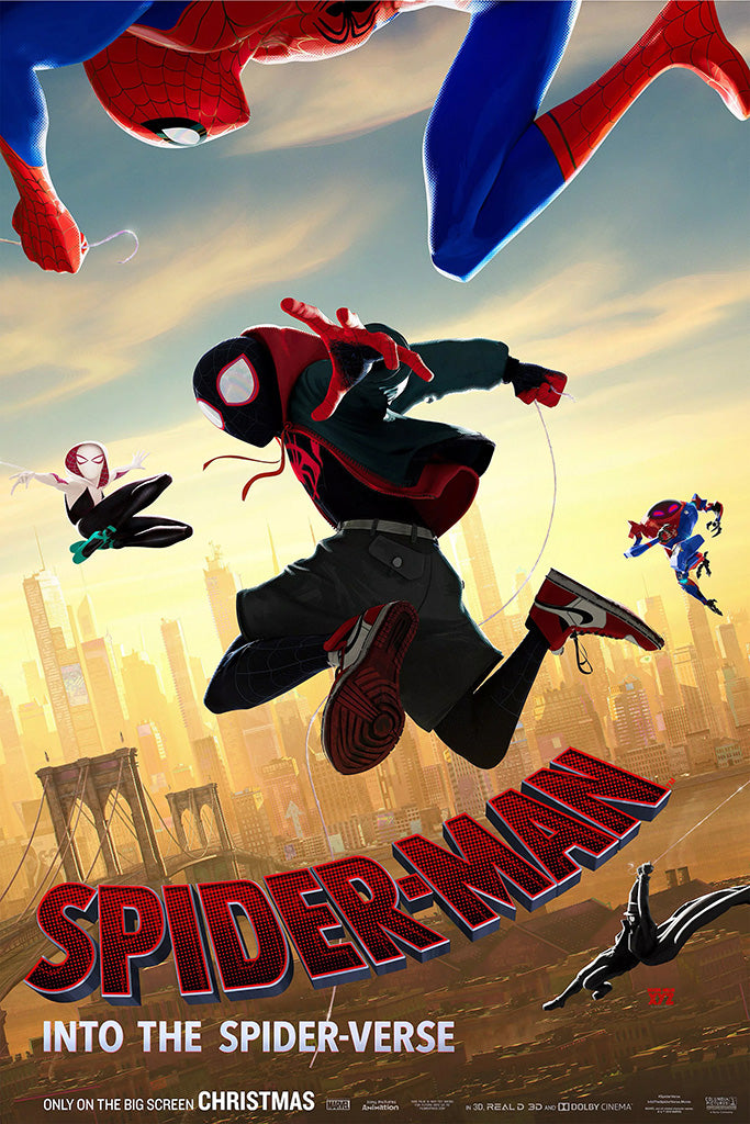 Spider Man Into The Spider Verse Film Poster