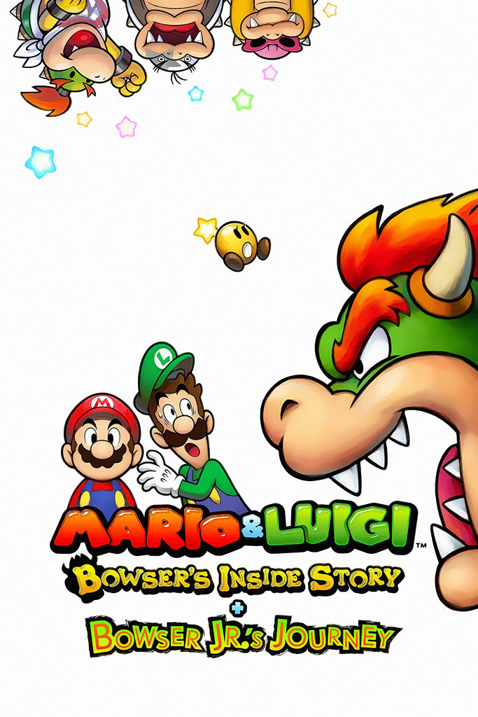 Mario And Luigi Bowser's Inside Story + Bowser Jr.'s Journey Poster