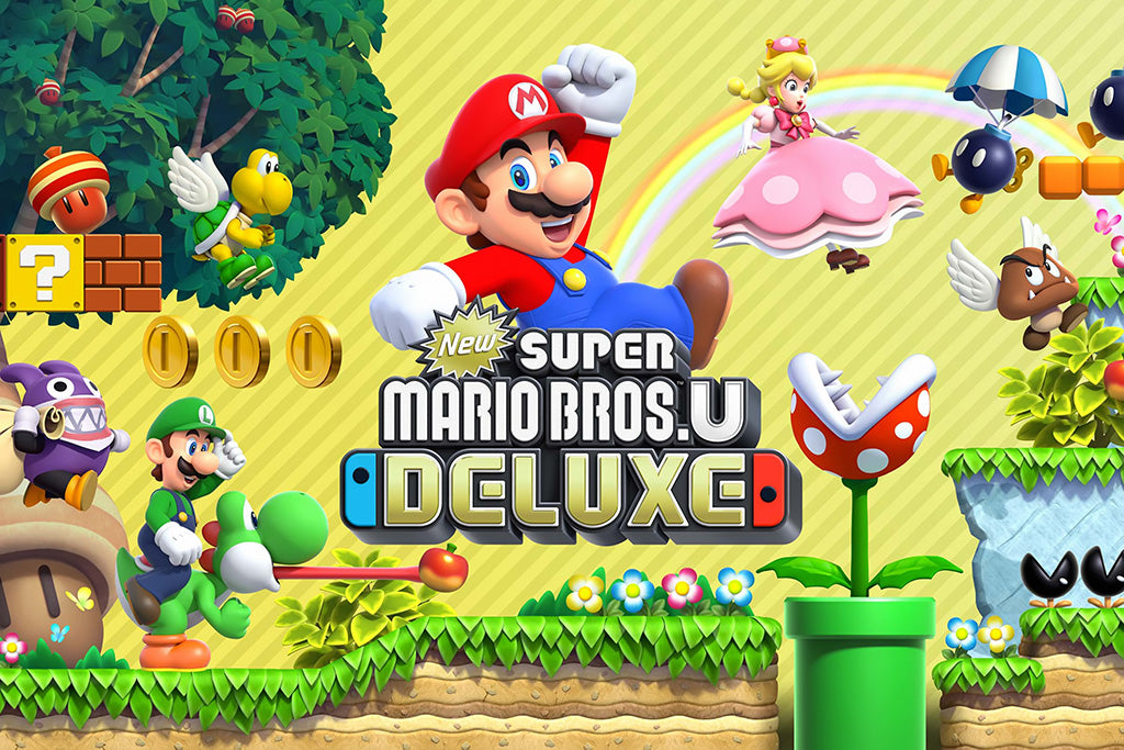 New Super Mario Bros U Deluxe Poster
