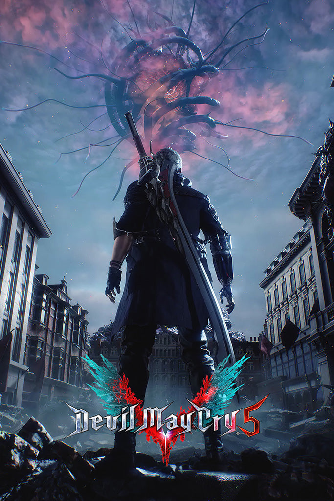 Devil May Cry 5 Video Game Poster