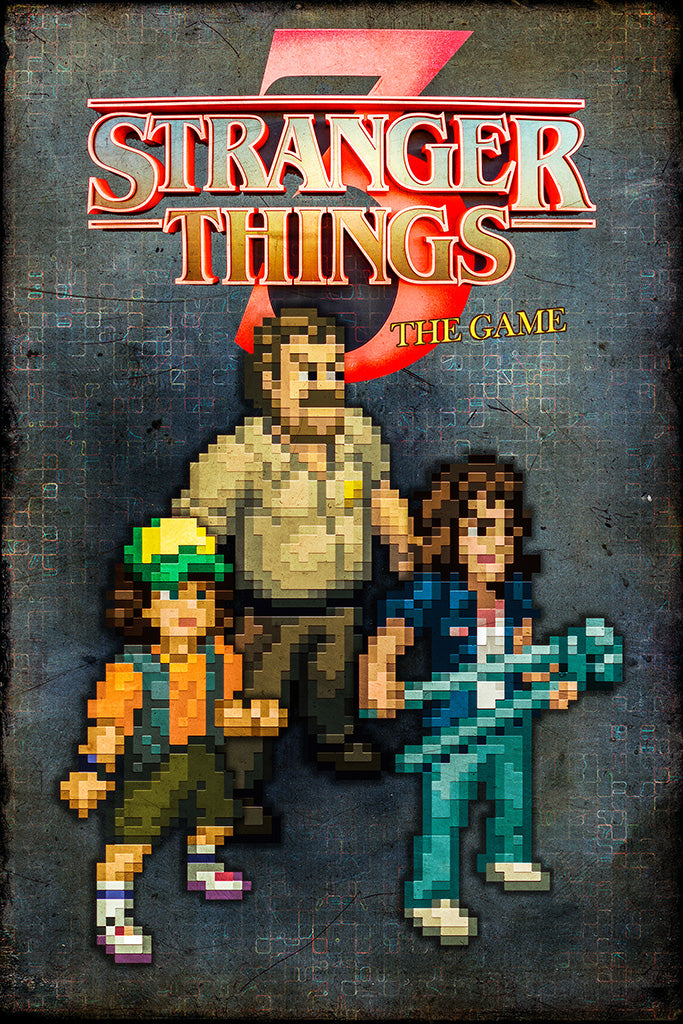 Stranger Things 3 The Game Poster