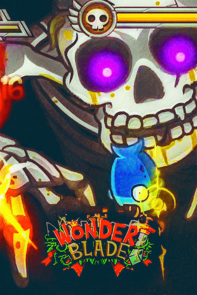 Wonder Blade Video Game Poster