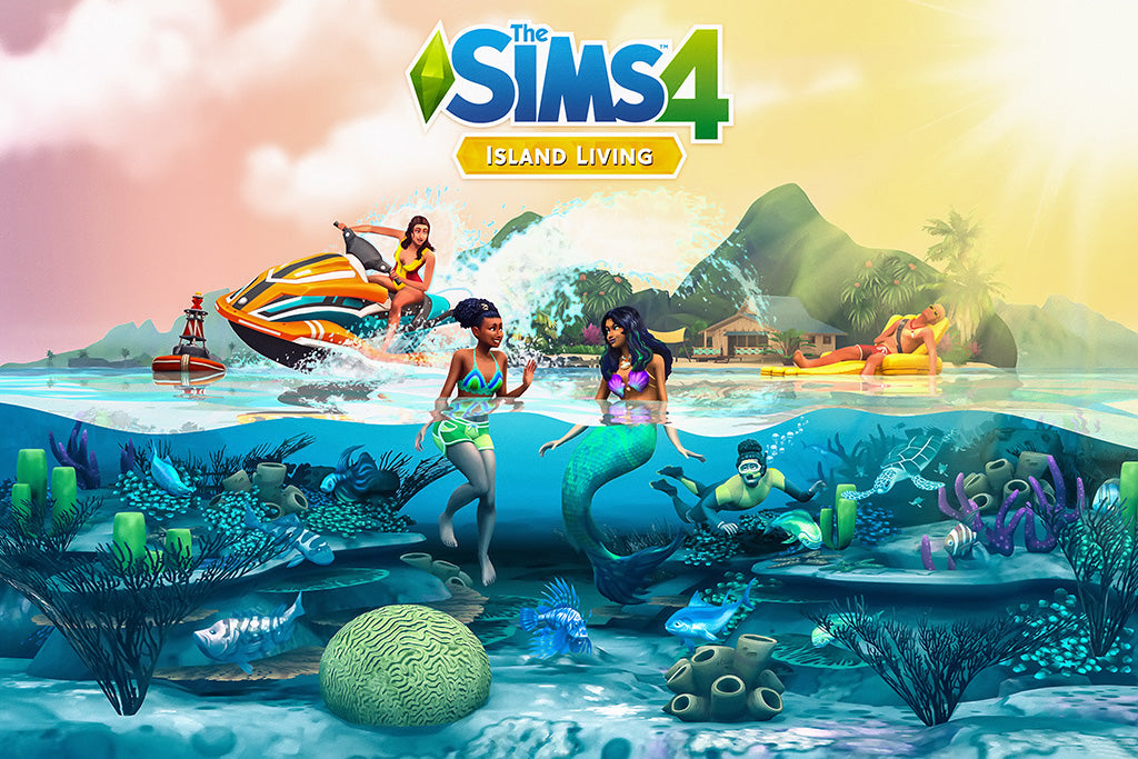 The Sims 4 Island Living Expansion Poster