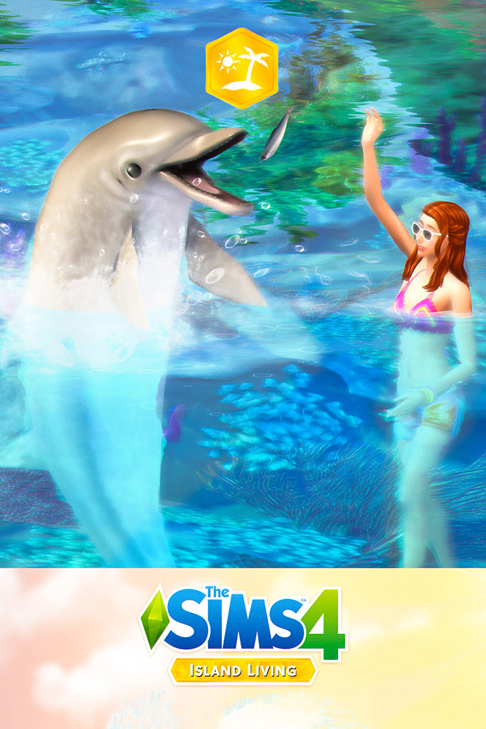 The Sims 4 Island Living Expansion Video Game Poster