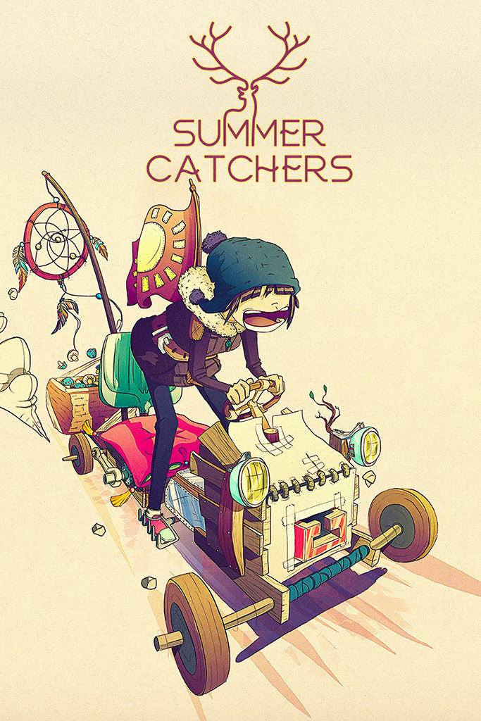 Summer Catchers Video Game Poster