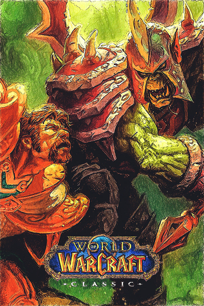 World of Warcraft Classic Game Poster