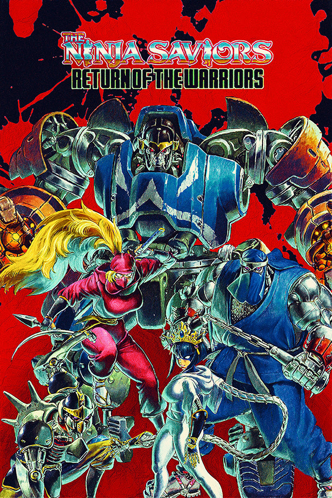 The Ninja Saviors Return of the Warriors Video Game Poster