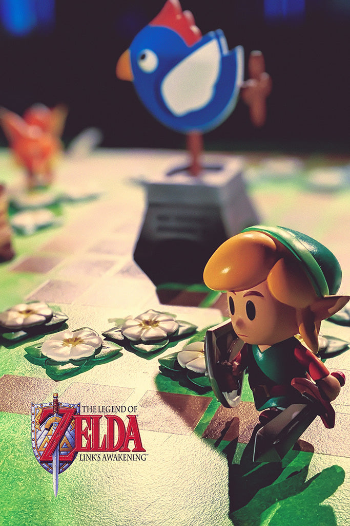 The Legend of Zelda Link’s Awakening Game Poster