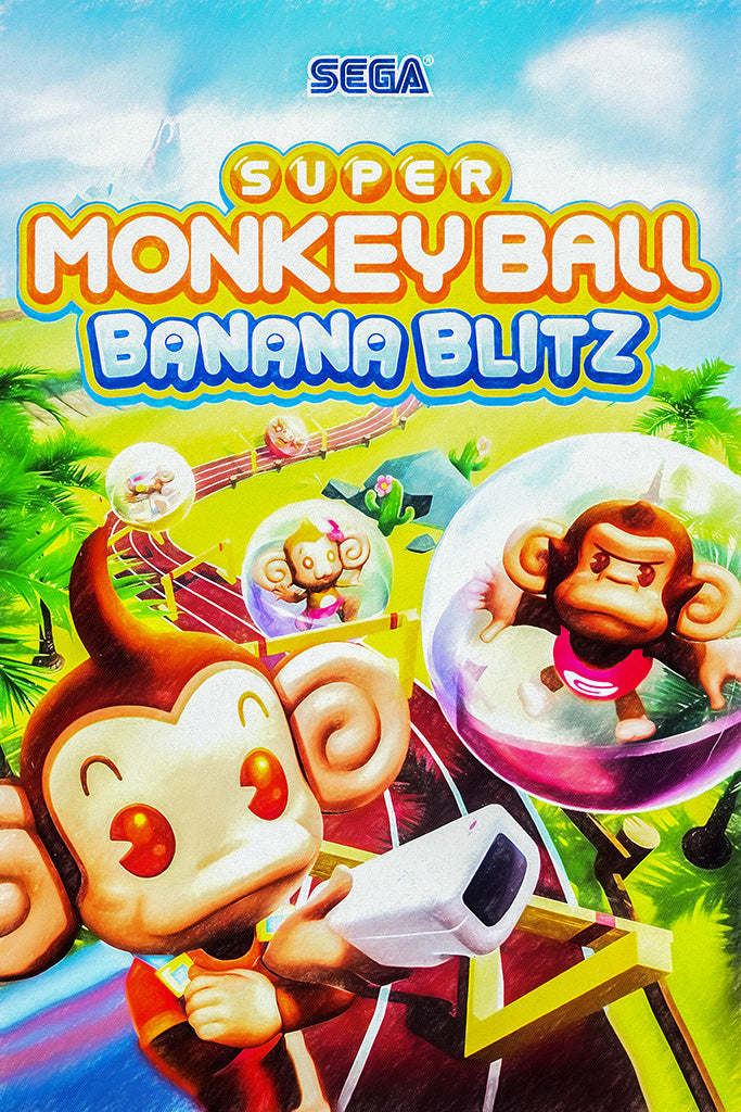 Super Monkey Ball Banana Blitz HD Game Poster