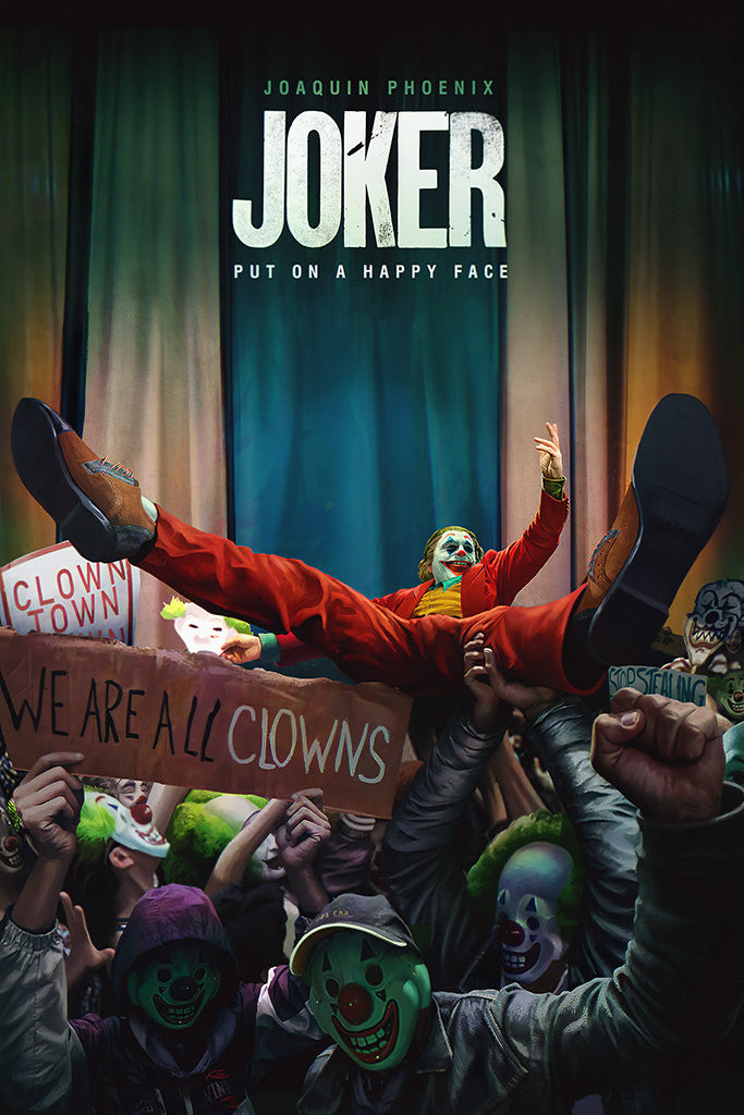 Demokrati Forfølge hvede Joker 2019 Movie Fan Art Poster – My Hot Posters