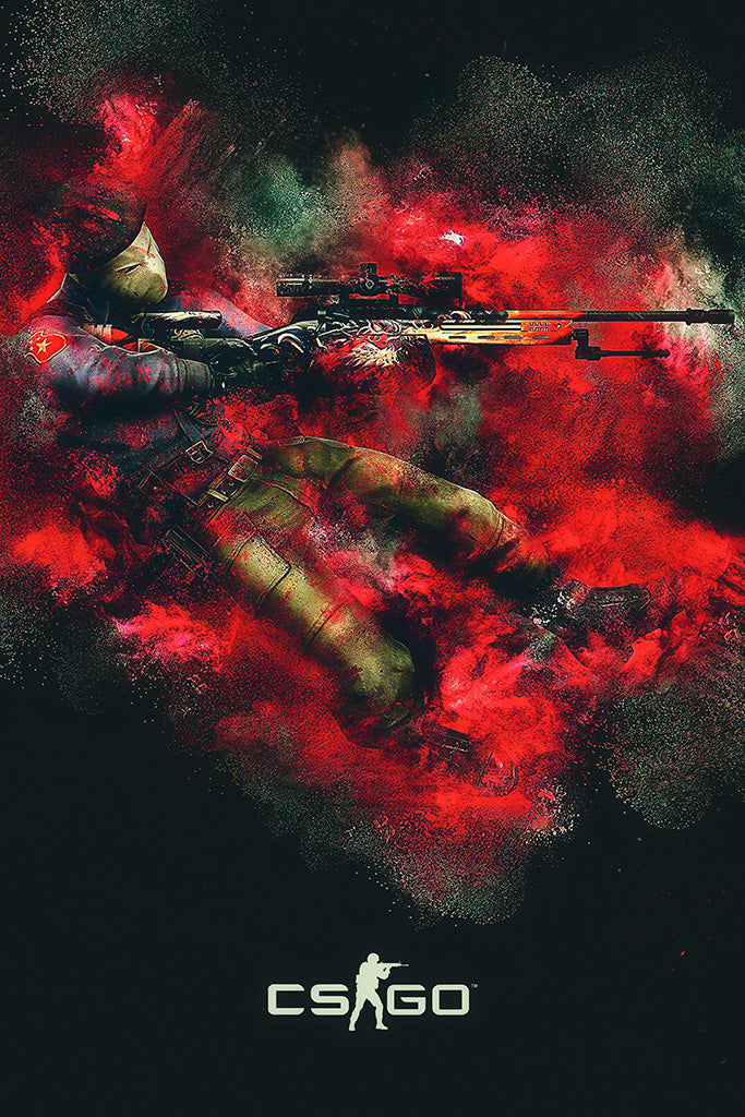 Counter Strike Global Offensive Fan Art Poster