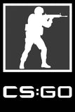 Counter Strike Global Offensive Game Logo Poster