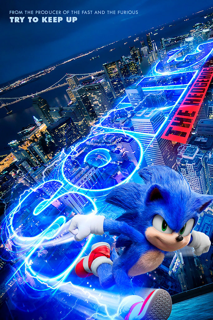 Sonic the Hedgehog 3 movie poster, Sonic the Hedgehog