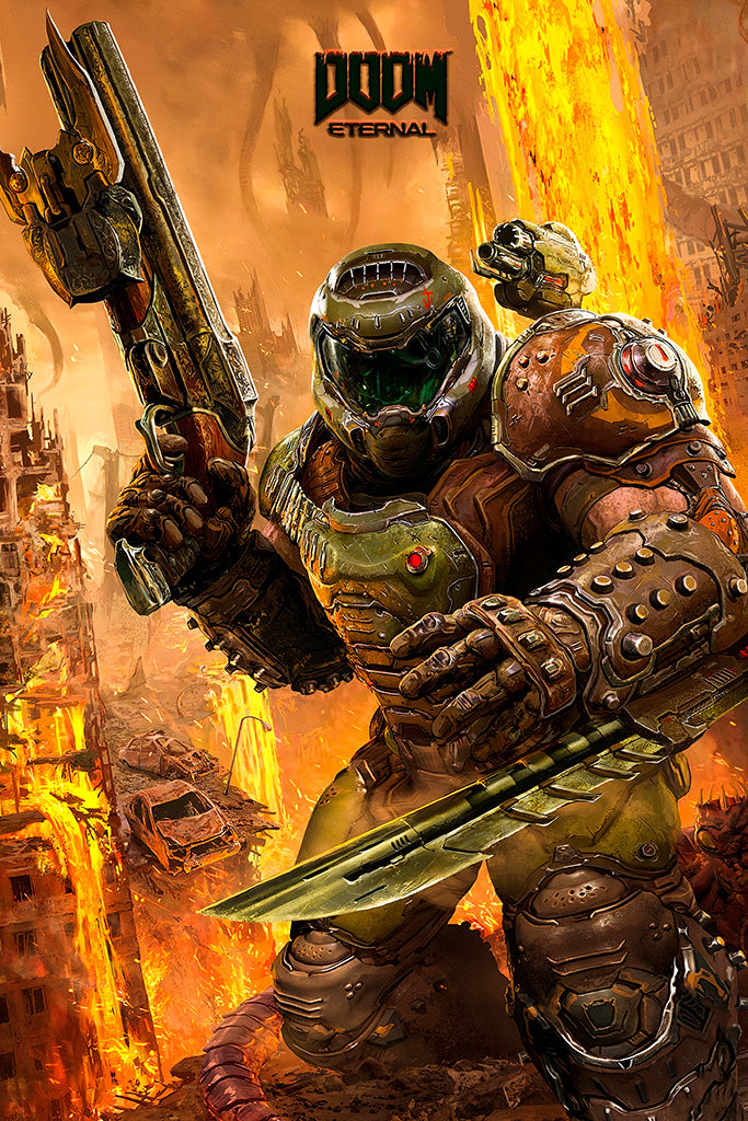 Doom Eternal Video Game Poster