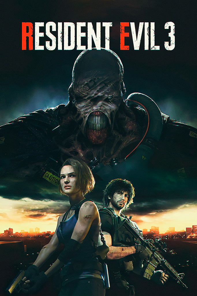 Resident Evil 3 Remake Game Poster