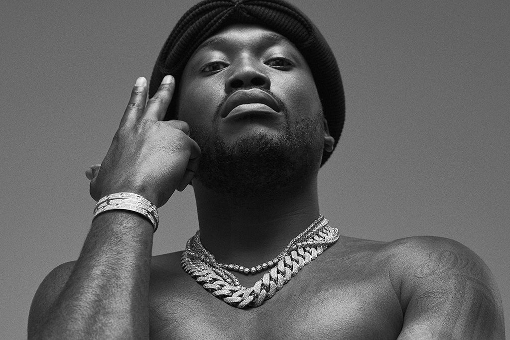 Meeks Rapper Poster Meek Mill B/W Poster – My Hot Posters