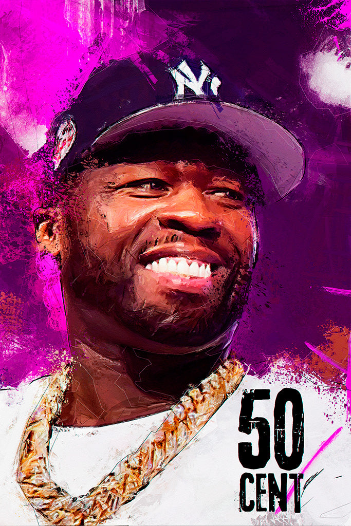 50 Cent Rapper Poster