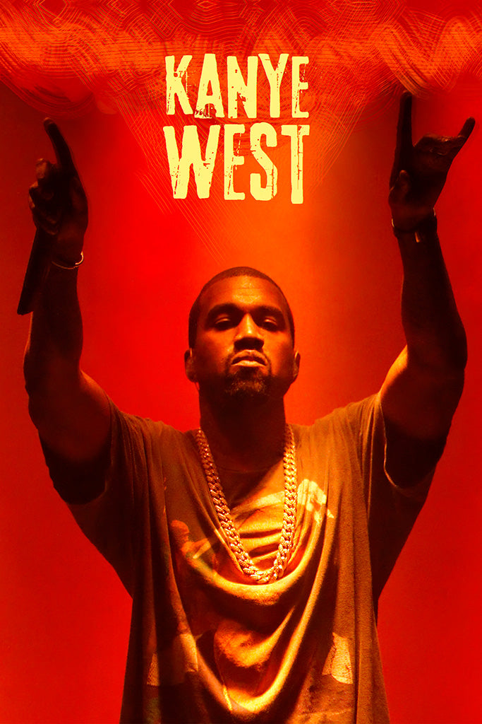 Kanye West Rapper Poster