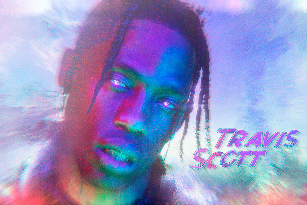 Travis Scott X Rockets Rare Album Matte Finish Poster Paper Print