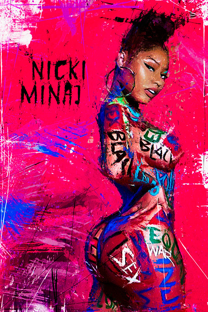 Nicki Minaj Art Poster