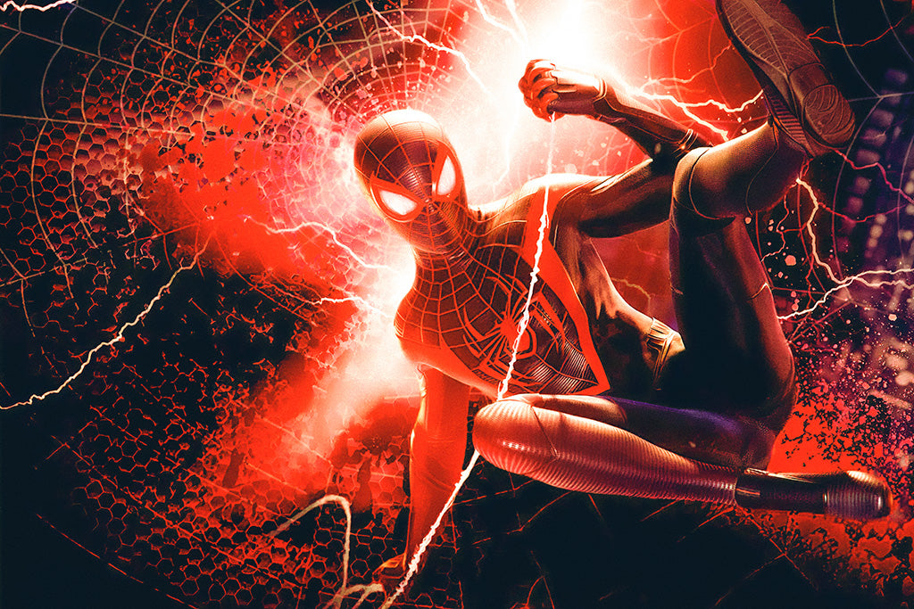 Spider-Man Miles Morales Video Game Poster