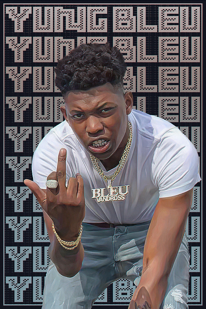 Yung Bleu Rapper Poster