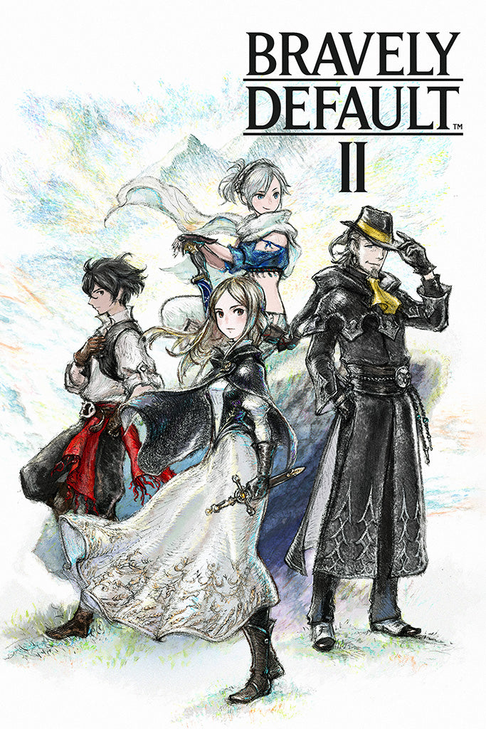 Bravely Default 2 Game Poster