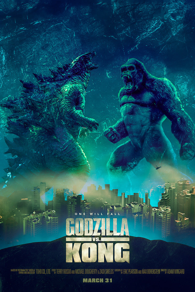 Godzilla v Kong Movie Film Poster