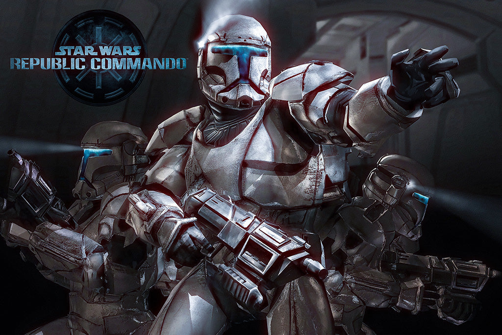 Star Wars Republic Commando Game Poster