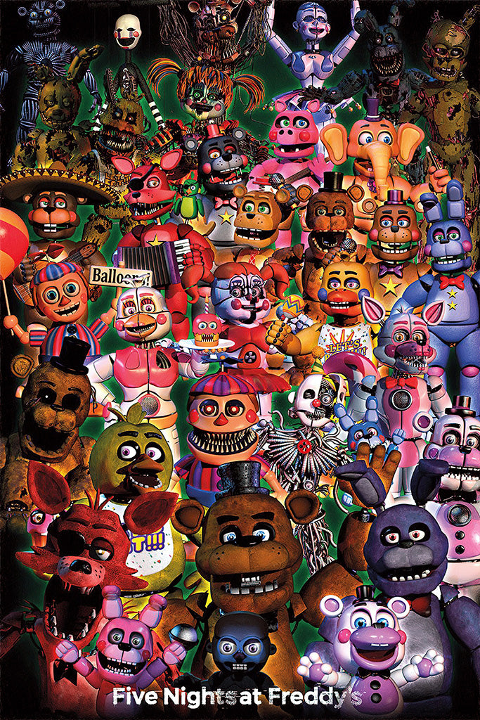 Five Nights at Freddy's Security Breach Video Game Poster – My Hot Posters