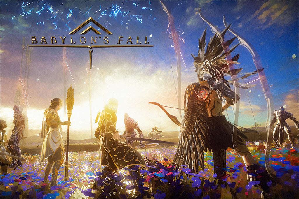 Babylon’s Fall Video Game Poster