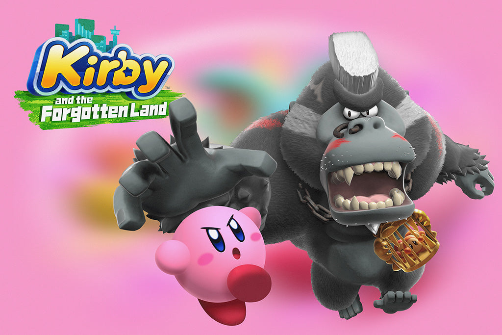 Kirby and the Forgotten Land Game Poster