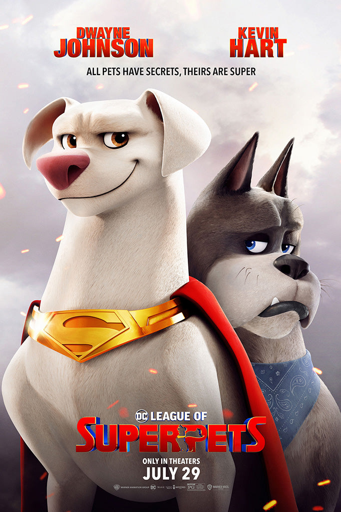 DC League of Super-Pets Movie Film Poster