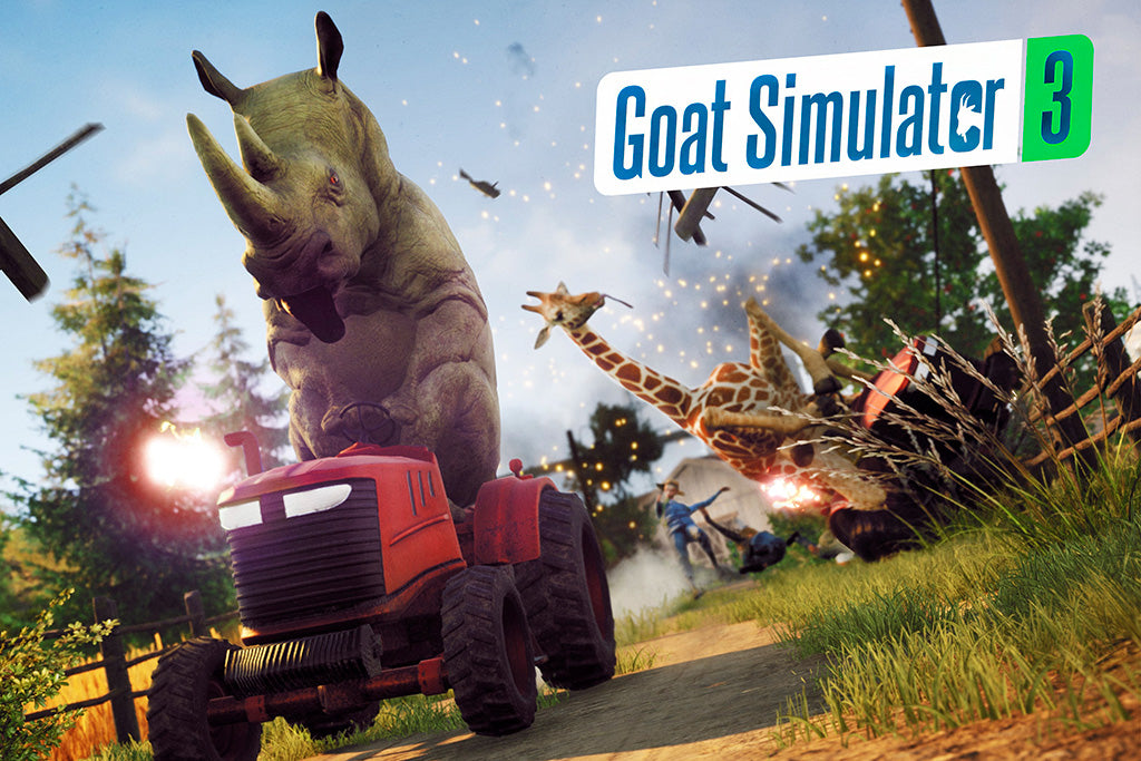 Goat Simulator 3 Game Poster