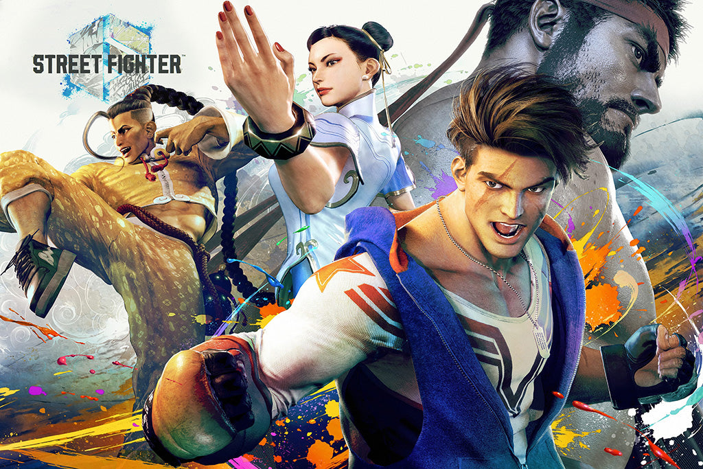 ストリートファイター6  ポスター street fighterⅥ poster 最安値挑戦】 Amazon.co.jp: Street Fighter 6 Poster Double