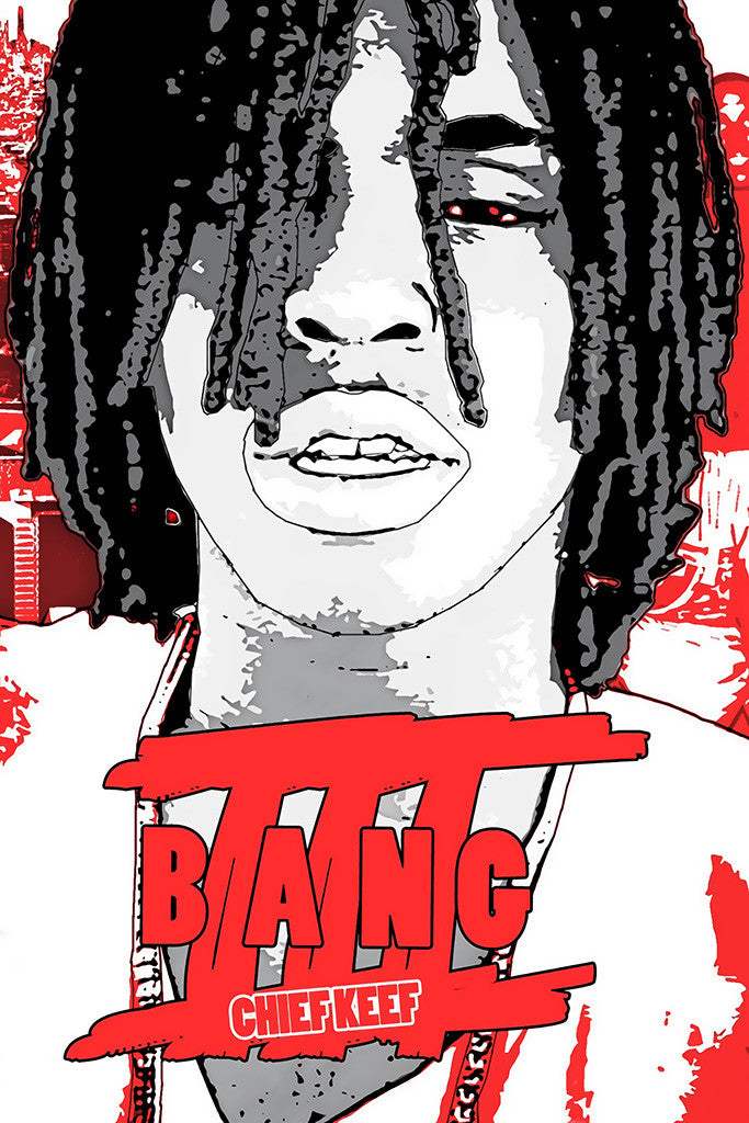 Chief Keef Bang 3 Rap Music Poster