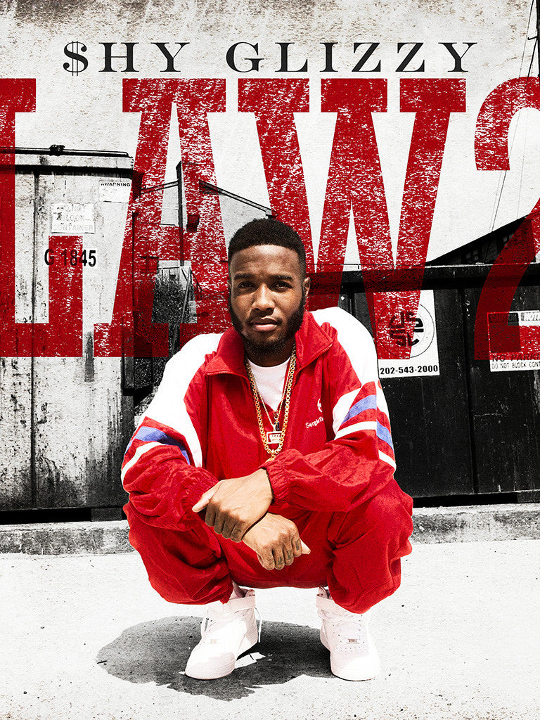 Shy Glizzy Album Law 2 Rap Music Poster