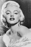 Marilyn Monroe Signature Black and White Poster