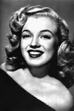 Marilyn Monroe Young Smile Black and White Poster