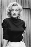 Marilyn Monroe Black and White Poster
