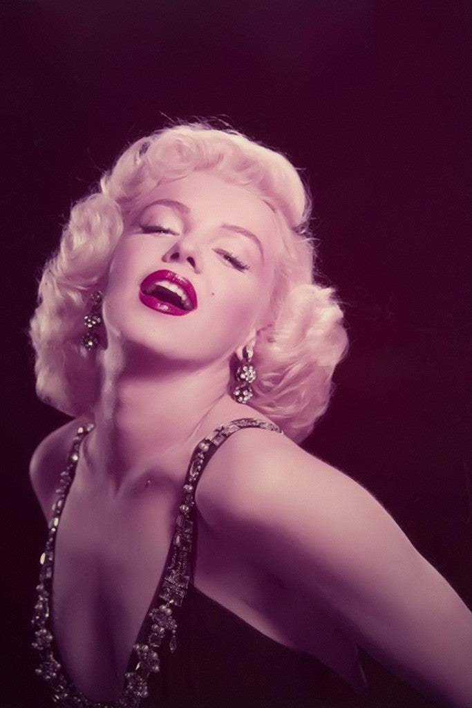 Marilyn Monroe Purple Poster