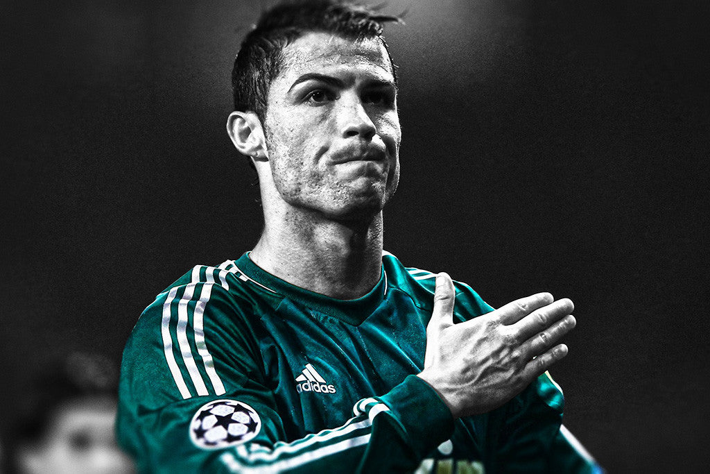 Cristiano Ronaldo Real Madrid Football Poster