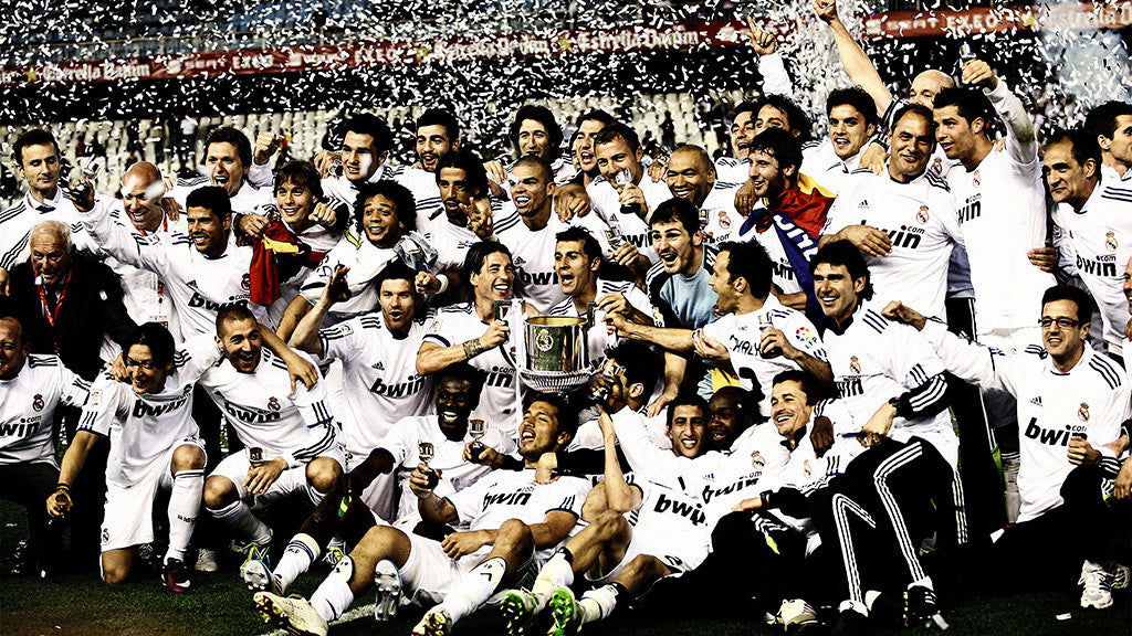 Real Madrid Copa Del Rey Soccer Football Poster