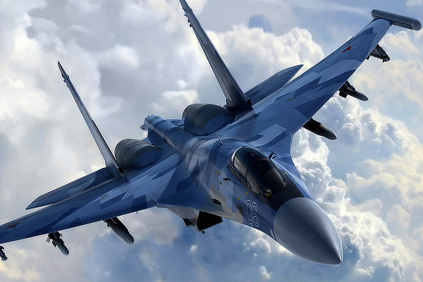Fighter Fighting Machine Airplane Sukhoi SU-35 Poster – My Hot Posters