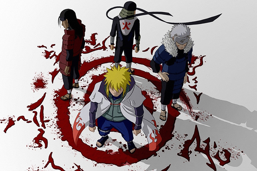 Naruto Shippuden Yondaime Anime Poster