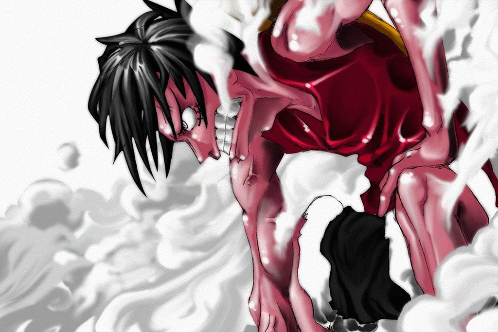 one piece luffy 2nd gear One Piece Luffy Gear Second Anime Poster