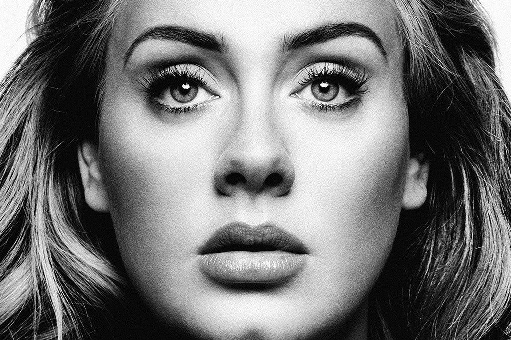 Adele 2016 Eyes Black White Poster – My Hot Posters