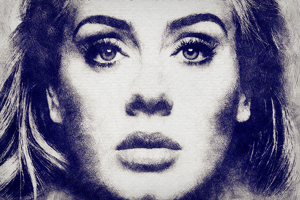 Adele Singer Poster